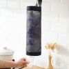 1pc Plastic Bag Holder; Mesh Hanging Storage Dispenser; Foldable; Breathable; Washable Hanging Mesh Garbage Bag Organizer For Plastic Bag Storage; Kit