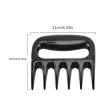 1pc Plastic Bear Claw Meat Splitter Deli Cutter Creative Meat Ripper Bear Paw Bear Claw Fork Bbq Barbecue Tools; Kitchen Accessories